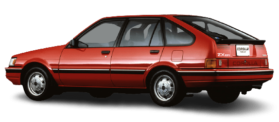 Toyota Corolla 1985-1989 (E82) Liftback Replacement Wiper Blades