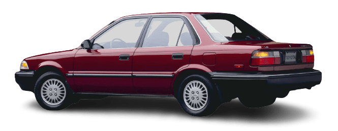 Toyota Corolla 1989-1994 (E90) Sedan Replacement Wiper Blades