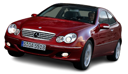 Mercedes Benz C-Class 2003-2007 (CL203 Facelift) Coupe Replacement Wiper Blades