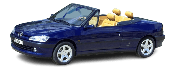 Peugeot 306 1996-2002 (N3 N5) Convertible Replacement Wiper Blades