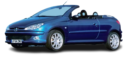 Peugeot 206 2001-2007 (T1) Cabriolet / Convertible 