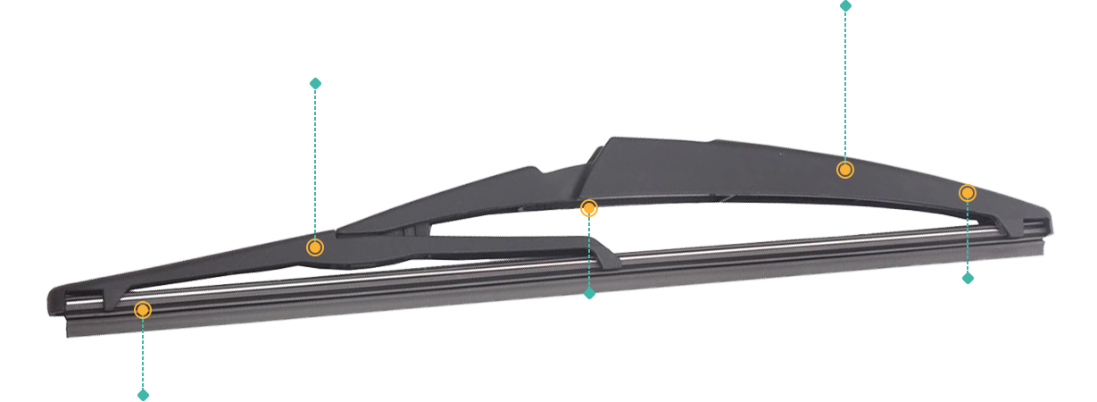 Rear Wiper Blade for Citroen C2 2003-2008 