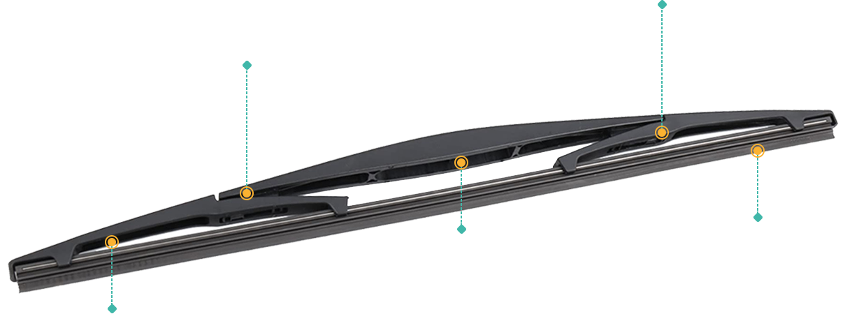 Rear Wiper Blade for Mitsubishi Eclipse Cross 2017-2023 (YA) 