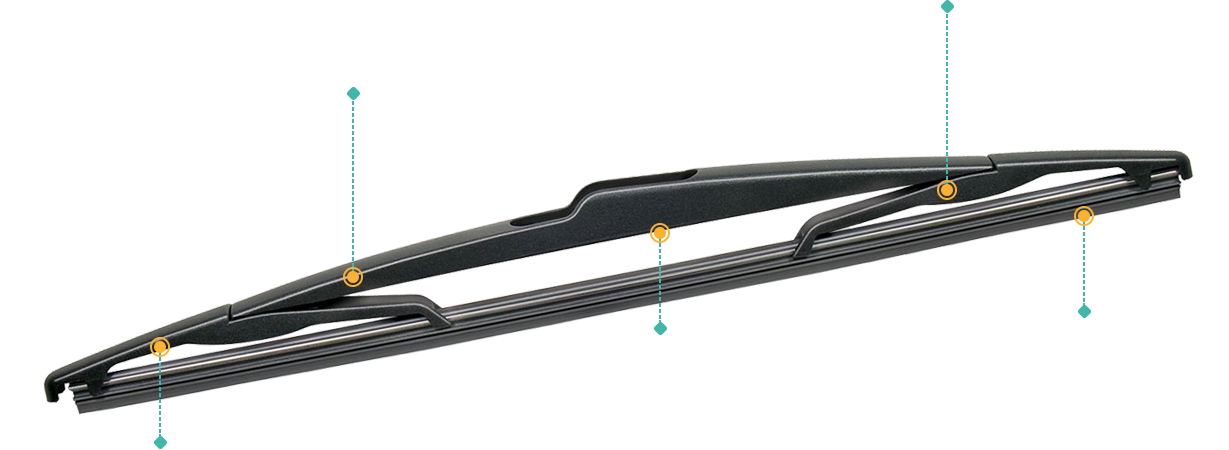 Rear Wiper Blade for Citroen Dispatch 2008-2012 (G9C) 