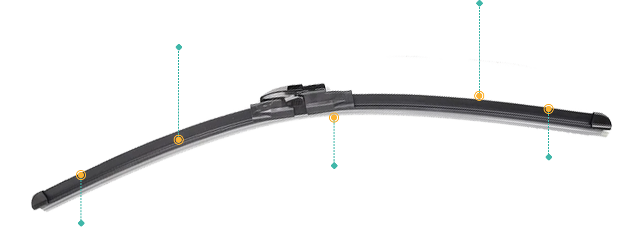 Front Wiper Blade for BMW 5 Series 1987-1996 (E34) Sedan 