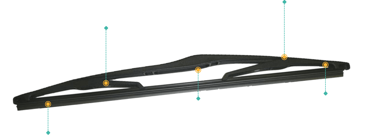 Rear Wiper Blade for Land Rover Freelander I 1998-2006 (L314) 